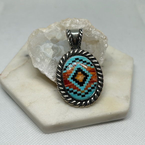 Carolyn Pollack Jewelry - Carolyn Pollack 925 Inlay pendant